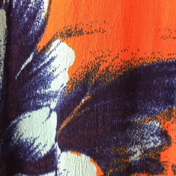 Maeve high low floral sleeveless dress sz 4 - Picture 7 of 9